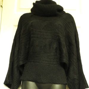 MODA International Soft Kid Mohair Black Sweater